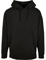 Build your Brand BB 006 Oversize mikina s kapucňou z hrubej bavlny 56.B006 čierna