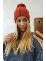 Fleecová čiapka Idalia K284 hnedá