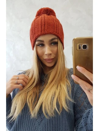 Fleecová čiapka Idalia K284 hnedá