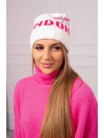 Dámska čiapka London K385 biela