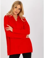 Dámsky sveter LC SW 2261 .00P červená - FPrice Dámsky sveter LC SW 2261 .00P červená - FPrice
