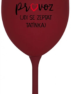 MÁMA VYPADÁ (ÍDEME VIDIEŤ TATÍNKA) - vínový pohár na víno 350 ml