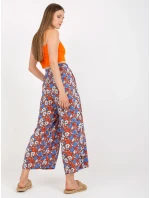 Nohavice D73781M62237A hnedé