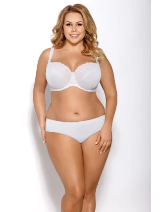 Dámske nohavičky Adele K326 Biele nízke nohavice - Gorsenia Dámske nohavičky Adele K326 Biele nízke nohavice - Gorsenia