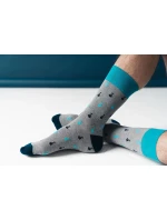 Kravaty ponožky 051-135 Melange Grey - Viac