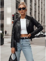 ERIPA dámska kožená bunda ramones black FashionStreet TY4194