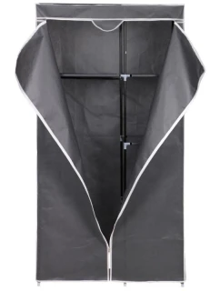 TEXTILNÁ ZÁHRADA 90x45x170 cm tmavosivá 8811