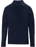 NEOBLU Owen LSL Men Pánske polo s dlhým rukávom z hrubého piké 24.4396 night blue