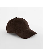 Beechfield B 619 6-panelová čiapka s kšiltom „Wool Blend“ 53.0619 tmavohnedá Beechfield B 619 6-panelová čiapka s kšiltom „Wool Blend“ 53.0619 tmavohnedá