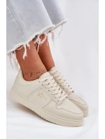 Sneakersy Damskie Big Star RR274A243 HI-POLY SYSTEM Beżowe