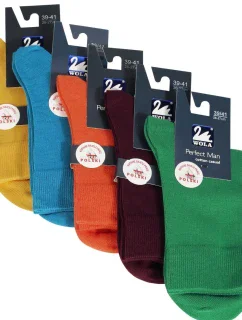 Hladké pánske ponožky PERFECT MAN - CASUAL