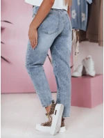 Dámske džínsové nohavice mom fit s opaskom CASUALJIN FashionStreet UY2351 Dámske džínsové nohavice mom fit s opaskom CASUALJIN FashionStreet UY2351