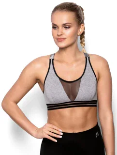 Fitness top Ariela grey - ELDAR