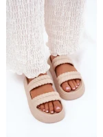 Žabky na platforme model 211669 Krok vo veľkom štýle