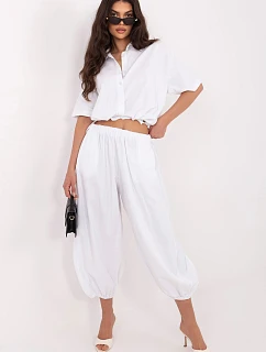 Šnúrové nohavice model 226234 Taliansko Moda