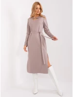 LK SK 509447 šaty.75P tmavo lila