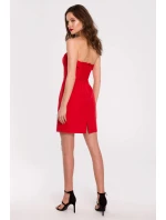 Dámske šaty K131 Červená - Makover Dámske šaty K131 Červená - Makover