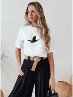 Dámske tričko BRILD ecru FashionStreet RY2529