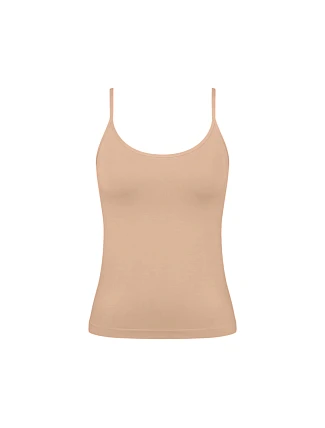 Dámske tričko GO Sense Spaghetti Top - BROWN - beige 1195 - SLOGGI Dámske tričko GO Sense Spaghetti Top - BROWN - beige 1195 - SLOGGI