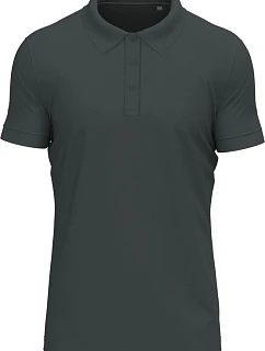 Stedman Stretch Polo – Pánske elastické polo tričko z hrubej bavlny 05.9640, šedá farba