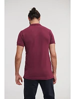 Russell Athletic 566M Pánske elastické polo tričko z piké 10.566M azúrovo modré Russell Athletic 566M Pánske elastické polo tričko z piké 10.566M azúrovo modré