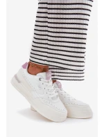 Sneakersy Damskie Na Platformie LEE EMMA WOMEN LOW 50251014.00L Białe