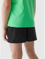 Chlapčenské plážové šortky 4F - čierne Chlapčenské plážové šortky 4F - čierne