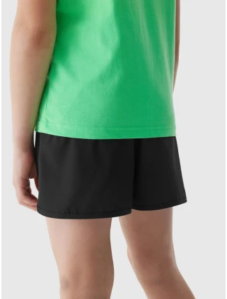 Chlapčenské plážové šortky 4F - čierne Chlapčenské plážové šortky 4F - čierne