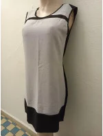 Elegantné dámske šaty HS-318 šedo-čierne - Golden Days Paris Elegantné dámske šaty HS-318 šedo-čierne - Golden Days Paris