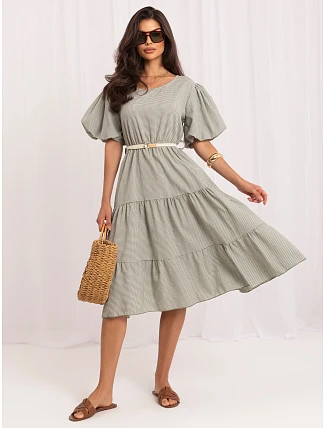 Šaty MO SK 8849.78 v khaki farbe Šaty MO SK 8849.78 v khaki farbe