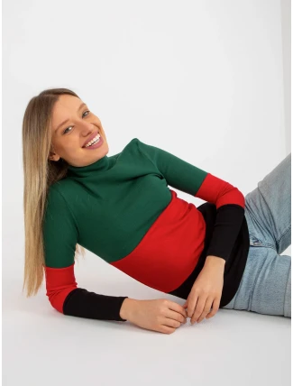 Dámska blúzka RV BZ 8465 1.93P tmavo zelená - FPrice