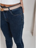Dámske push up džínsy tmavomodré FashionStreet UY2771 Dámske push up džínsy tmavomodré FashionStreet UY2771