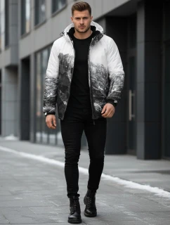 Pánska zimná lyžiarska bunda čierna FashionStreet TX5124