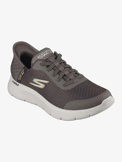 Skechers Slip-Ins: Go Walk Flex – Hands Up, hnedé (216324-WW/BRN)