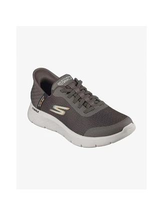 Skechers Slip-Ins: Go Walk Flex – Hands Up, hnedé (216324-WW/BRN)