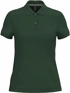 Kariban K 242 Dámske polo tričko z piké 20.K242 lesná zelená