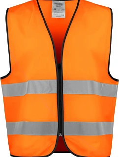 ProJob 6709 Hi-Viz Vest Bezpečnostná vesta 64.6709 oranžová/čierna