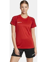 Craft Teamwear Squad Go Contrast Jersey W Dámske kontrastné športové tričko 82.2726 biele Craft Teamwear Squad Go Contrast Jersey W Dámske kontrastné športové tričko 82.2726 biele