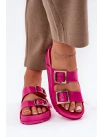 Damskie Klapki Gładkie Pachnące ZAXY NN285093 Fuksja