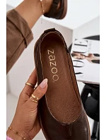 Barefoot Zazoo 10217 Čokoládové kožené baleríny Barefoot Zazoo 10217 Čokoládové kožené baleríny