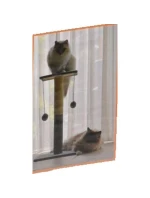 ŠKRABACÍ STROM PRE MAČKY 59CM 2 LOPTIČKY