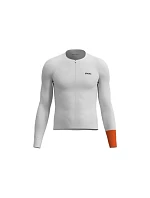 Cyklistické tričko POC M's Cadence L/S Jersey, biele