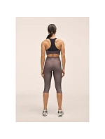 Dámske tréningové legíny CASALL Capri Slit Regular Waist Tights, šedá farba Dámske tréningové legíny CASALL Capri Slit Regular Waist Tights, šedá farba
