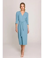 Šaty S396 tyrkysovo modré - Stylove