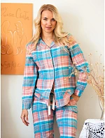 Pyžamo Key LNS 435 B26, s dlhými rukávmi, veľkosti S–XL, na zips