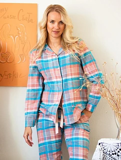 Pyžamo Key LNS 435 B26, s dlhými rukávmi, veľkosti S–XL, na zips