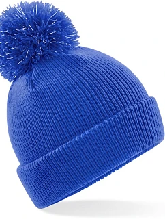 Beechfield B 406B Detská pletená čiapka s bambulou „Reflective“ 53.406B bright royal