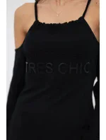 Šaty Tres Chic čierne