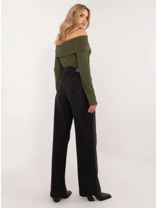 Džínsové nohavice D80016BD62456B150 black