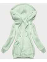 Dámska klokanie mikina v pistáciovej farbe (YS10003-39)